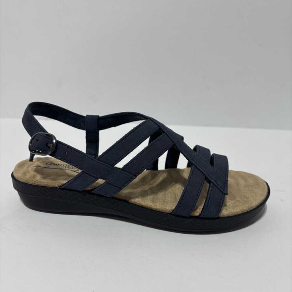 Easy Street Women’s Lobo Comfort Slingback Sandals, Size 6 WW